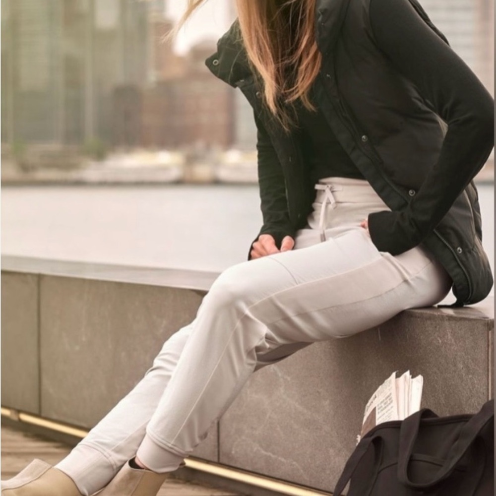 Athleta Beige Hybrid Trek Jogger